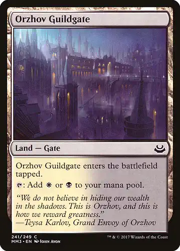 Orzhov Guildgate - mm3 Spoiler
