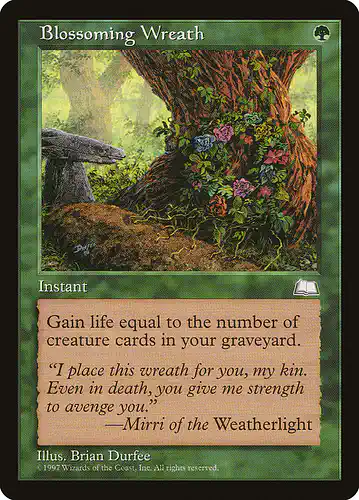 Blossoming Wreath - wth Spoiler