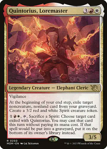 Quintorius, Loremaster - mom Spoiler