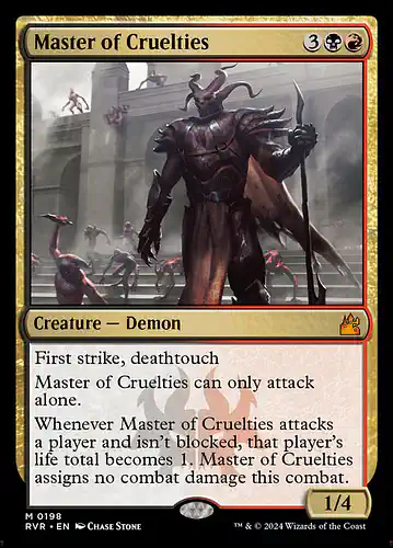 Master of Cruelties - rvr Spoiler