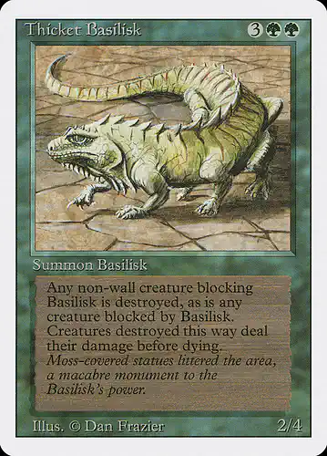 Thicket Basilisk - 3ed Spoiler