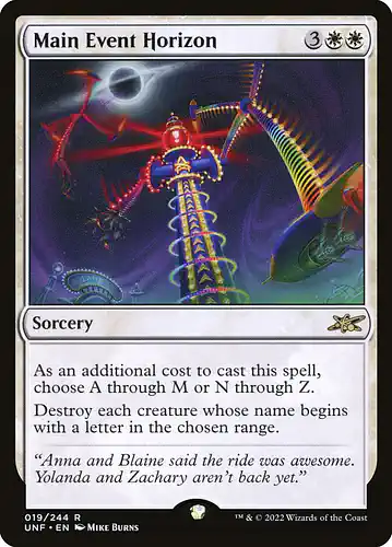 Main Event Horizon - unf Spoiler