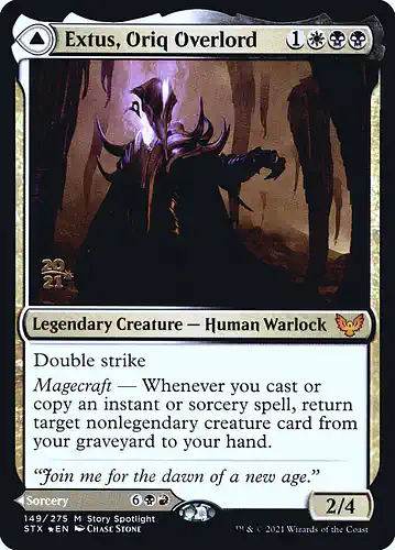 Extus, Oriq Overlord - stx Spoiler