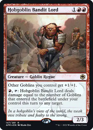 Hobgoblin Bandit Lord - afr Spoiler