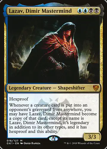 Lazav, Dimir Mastermind - gk1 Spoiler