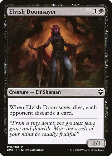 Elvish Doomsayer - cmr Spoiler