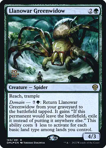 Llanowar Greenwidow - dmu Spoiler