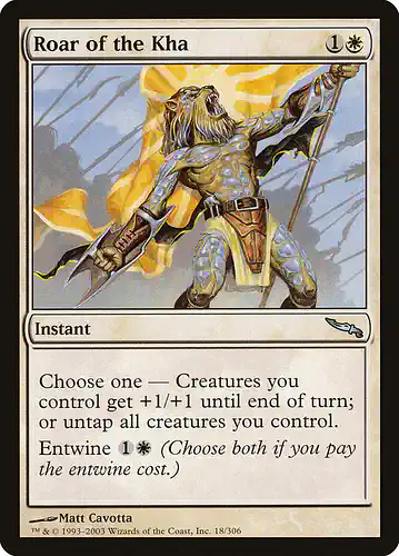 Roar of the Kha - mrd Spoiler