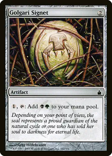 Golgari Signet - rav Spoiler