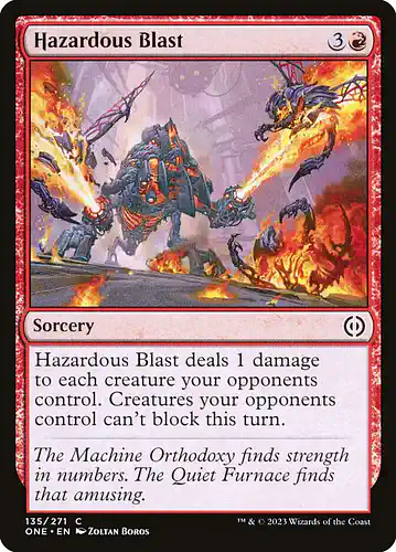 Hazardous Blast - one Spoiler