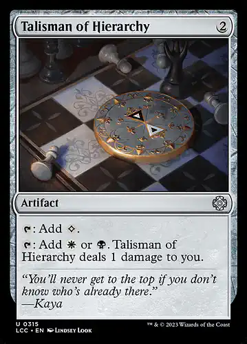 Talisman of Hierarchy - lcc Spoiler