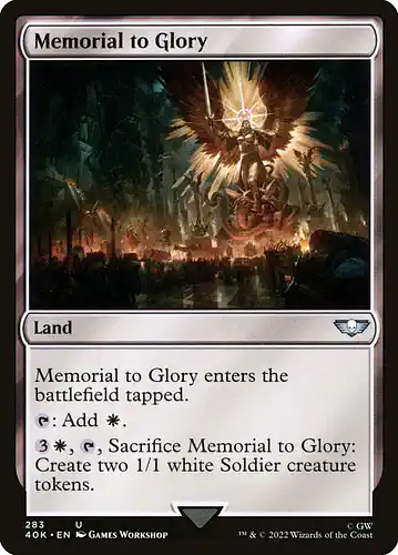 Memorial to Glory - 40k Spoiler