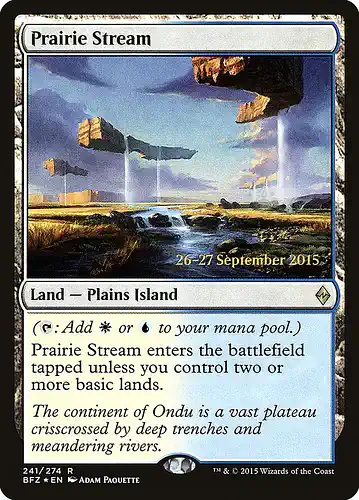 Prairie Stream - bfz Spoiler