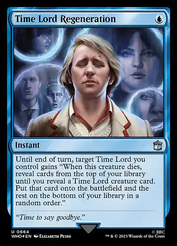 Time Lord Regeneration - who Spoiler