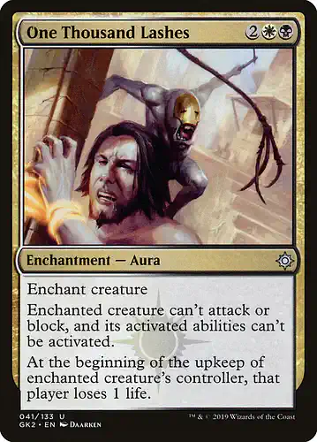 One Thousand Lashes - gk2 Spoiler