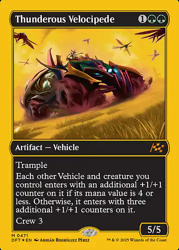 Thunderous Velocipede - dft Spoiler