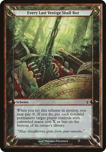 Every Last Vestige Shall Rot - arc Spoiler