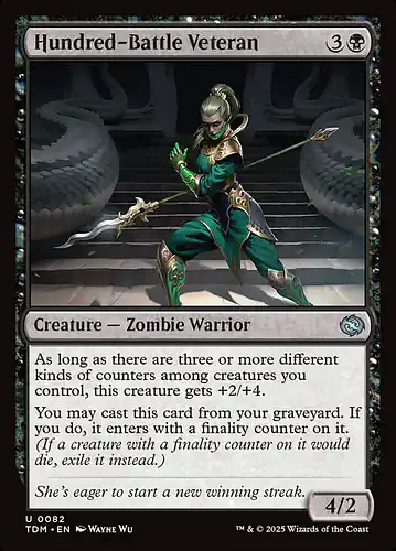 Hundred-Battle Veteran - tdm Spoiler