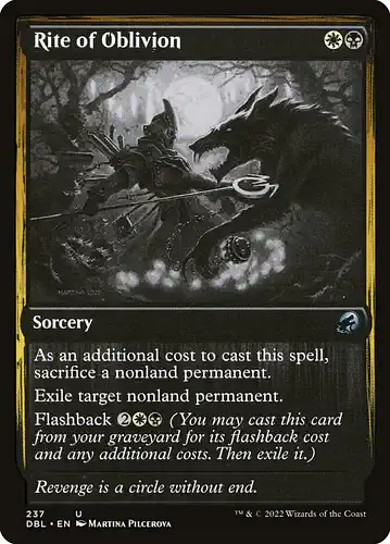 Rite of Oblivion - dbl Spoiler