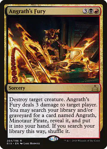 Angrath's Fury - rix Spoiler