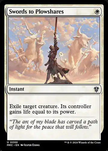 Swords to Plowshares - mkc Spoiler