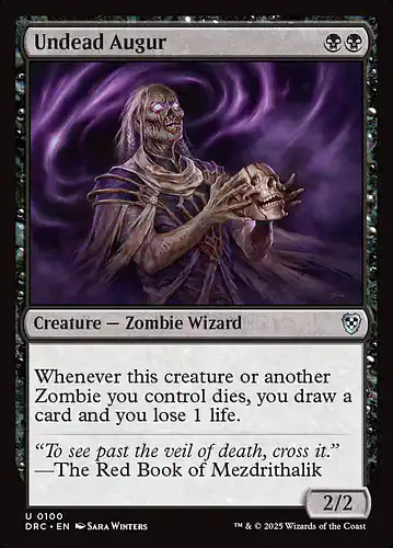 Undead Augur - drc Spoiler