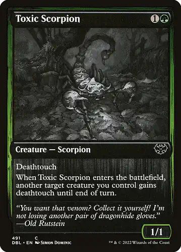 Toxic Scorpion - dbl Spoiler