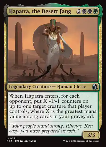 Hapatra, the Desert Fang - fra Spoiler