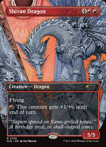 Shivan Dragon - sld Spoiler