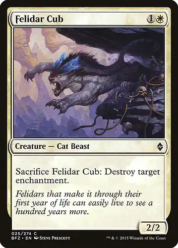Felidar Cub - bfz Spoiler