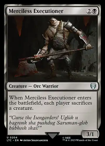 Merciless Executioner - ltc Spoiler