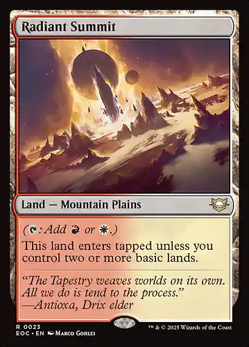 Radiant Summit - eoc Spoiler