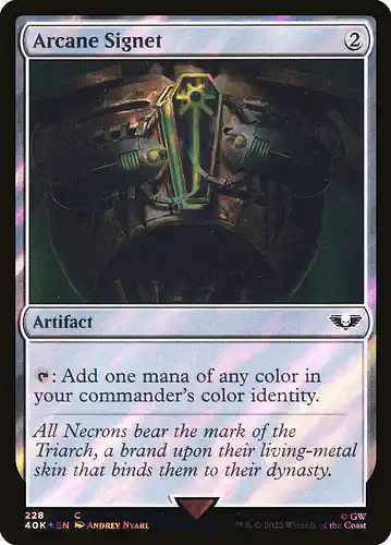 Arcane Signet - 40k Spoiler
