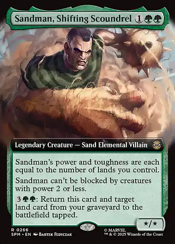 Sandman, Shifting Scoundrel - spm Spoiler