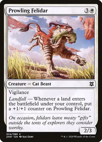 Prowling Felidar - znr Spoiler
