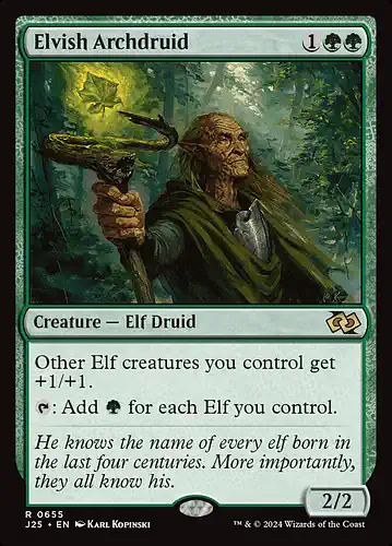 Elvish Archdruid - j25 Spoiler