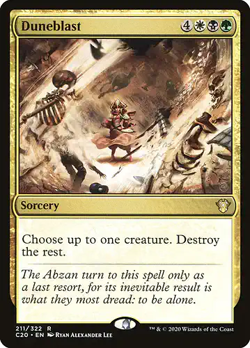 Duneblast - c20 Spoiler