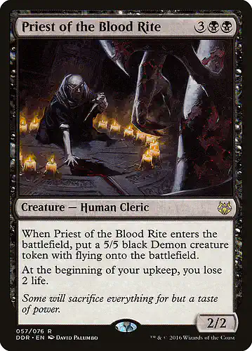Priest of the Blood Rite - ddr Spoiler