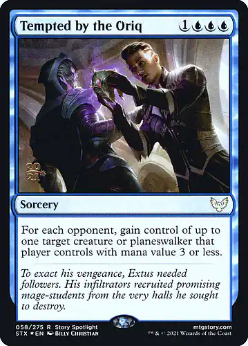 Tempted by the Oriq - stx Spoiler