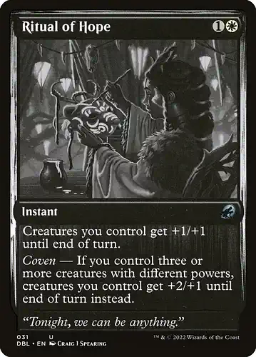 Ritual of Hope - dbl Spoiler