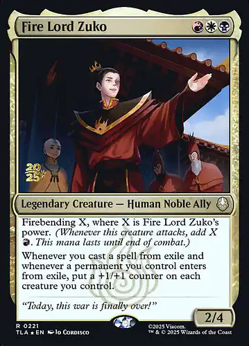 Fire Lord Zuko - tla Spoiler