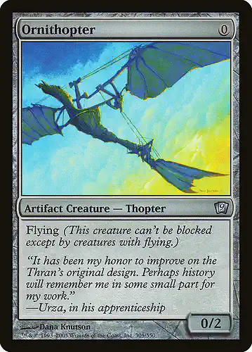 Ornithopter - 9ed Spoiler
