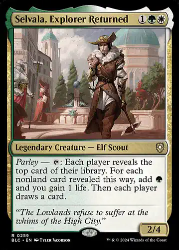 Selvala, Explorer Returned - blc Spoiler