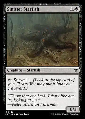 Sinister Starfish - mkc Spoiler