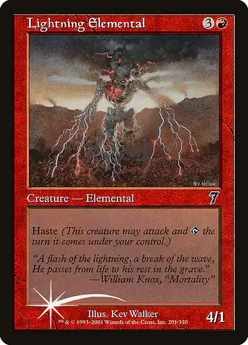 Lightning Elemental - 7ed Spoiler