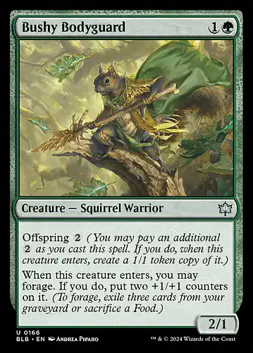Bushy Bodyguard - blb Spoiler