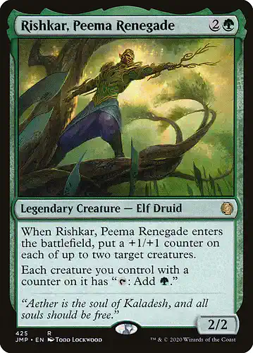 Rishkar, Peema Renegade - jmp Spoiler