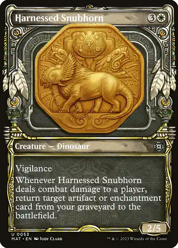 Harnessed Snubhorn - mat Spoiler