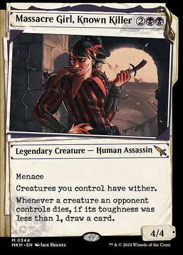 Massacre Girl, Known Killer - mkm Spoiler