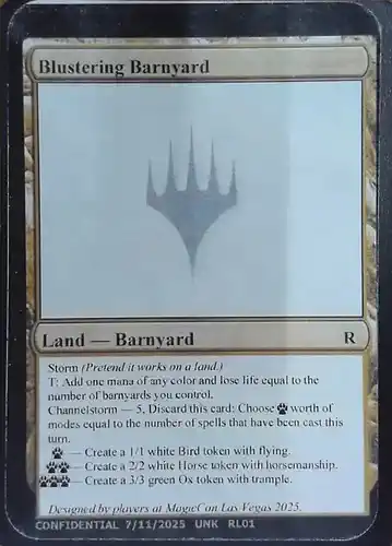 Blustering Barnyard - unk Spoiler
